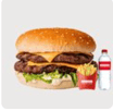 1/2lb Cheese Burger Meal